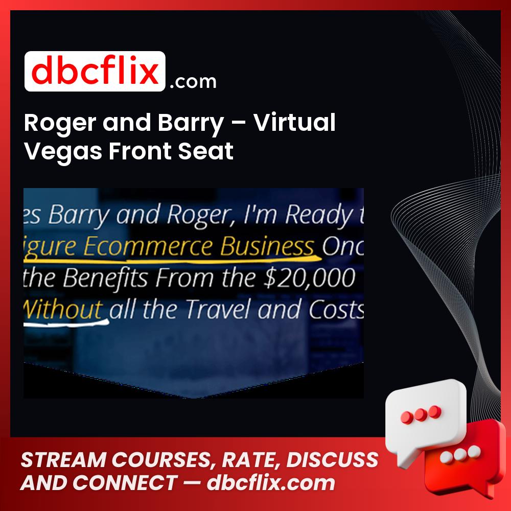 Roger And Barry Virtual Vegas Front Seat FREE DOWNLOAD