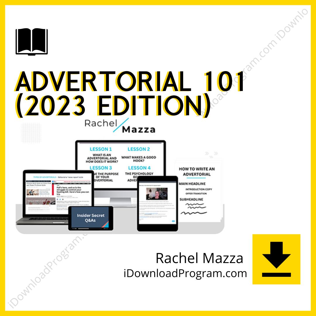 download, downloadbusinesscourse, drive, fast, free, google, mega, Rachel Mazza - Advertorial 101 (2023 Edition), rapidgator, torrent