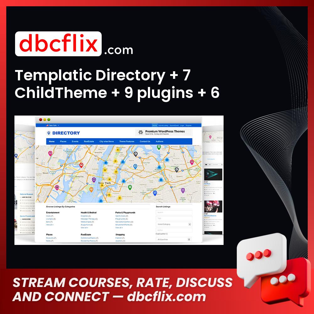 Templatic Directory + 7 ChildTheme + 9 plugins + 6 payments free downoad, dbcflix, dbcflix.com, storedbc.com, downloadbusinesscourse, mega, google drive