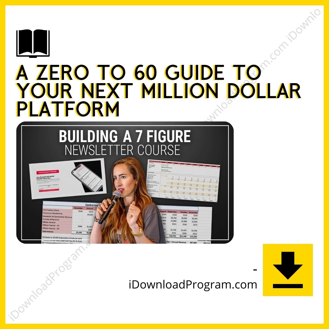 A Zero to 60 Guide To Your Next Million Dollar Platform, download, downloadbusinesscourse, drive, fast, free, google, mega, rapidgator, torrent