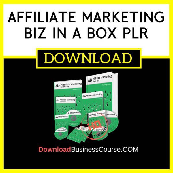 Affiliate Marketing Biz In A Box Plr FREE DOWNLOAD