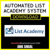 Anik Singal Automated List Academy System FREE DOWNLOAD