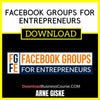 Arne Giske Facebook Groups For Entrepreneurs FREE DOWNLOAD