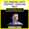 Bernhard Rieder Seo Ranking With Content Creation Only FREE DOWNLOAD