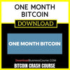 Bitcoin Crash Course One Month Bitcoin FREE DOWNLOAD