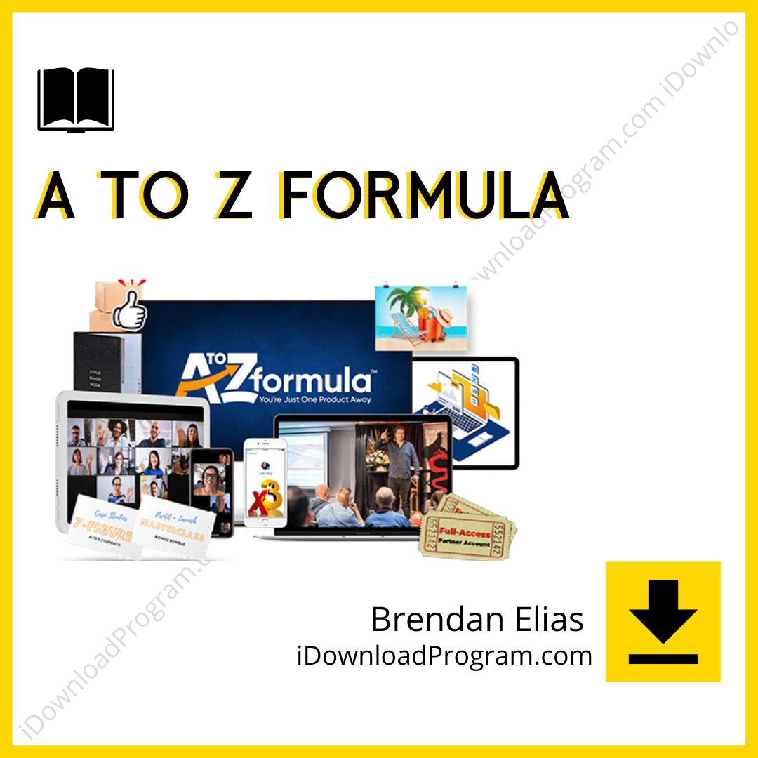 Brendan Elias - A to Z Formula (Amazon Course), download, downloadbusinesscourse, drive, fast, free, google, mega, rapidgator, torrent