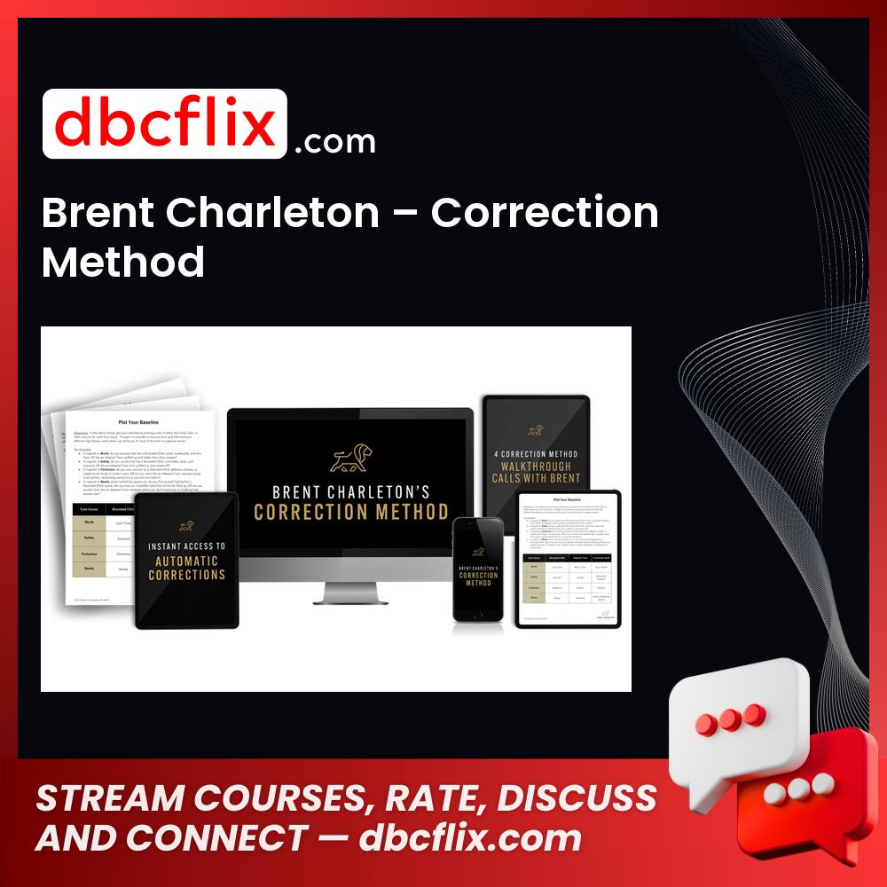 Brent Charleton – Correction Method free downoad, dbcflix, dbcflix.com, storedbc.com, downloadbusinesscourse, mega, google drive