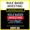 Chiente Hsu Rule Based Investing FREE DOWNLOAD