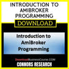 Connors Research Introduction To Amibroker Programming FREE DOWNLOAD