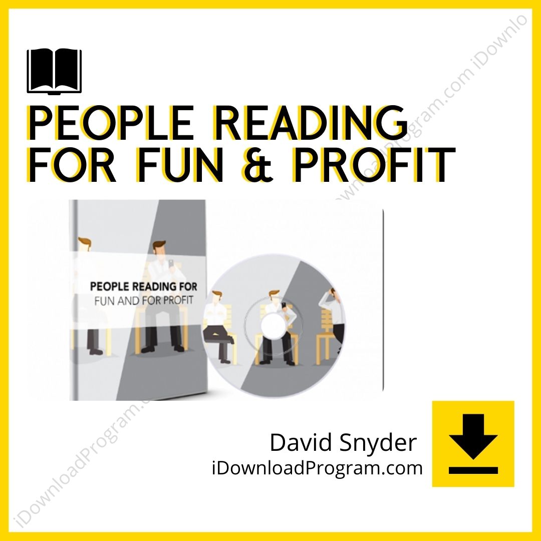 David Snyder – People Reading for Fun & Profit, download, downloadbusinesscourse, drive, fast, free, google, mega, rapidgator, torrent