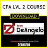 Deangelo Cpa Lvl 2 Course FREE DOWNLOAD