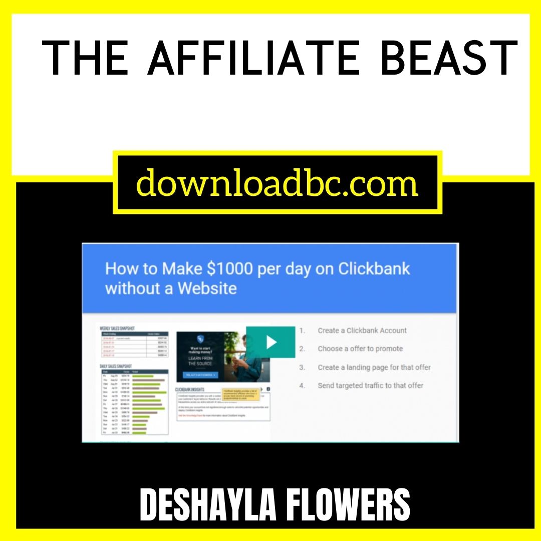 Beast, Deshayla, Deshayla Flowers – The Affiliate Beast, download, downloadbusinesscourse, drive, Experience, fast, Flowers, free, google, Link, mega, no password, premium, rapidgator, The affiliate