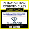 Don Kaufman Duration Iron Condors Class FREE DOWNLOAD