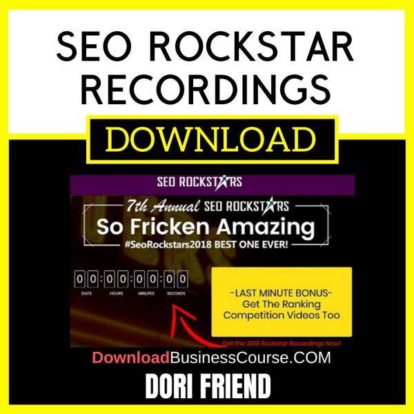 Dori Friend Seo Rockstar Recordings FREE DOWNLOAD