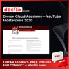 download, downloadbusinesscourse, Dream Cloud Academy – YouTube Masterclass 2020, free, google drive, mega, rapidgator