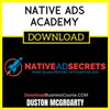 Duston Mcgroarty Native Ads Academy FREE DOWNLOAD