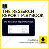 download, downloadbusinesscourse, drive, Erin Balsa – The Research Report Playbook, fast, free, google, mega, rapidgator, torrent