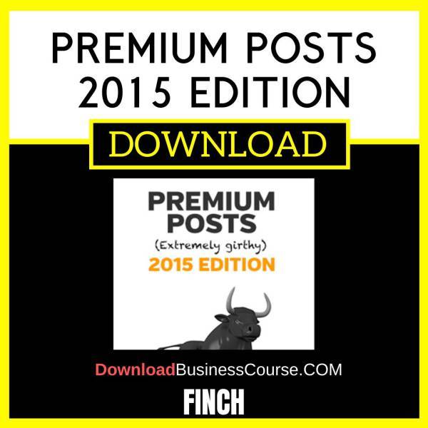 Finch Premium Posts 2015 Edition FREE DOWNLOAD