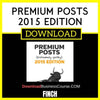 Finch Premium Posts 2015 Edition FREE DOWNLOAD