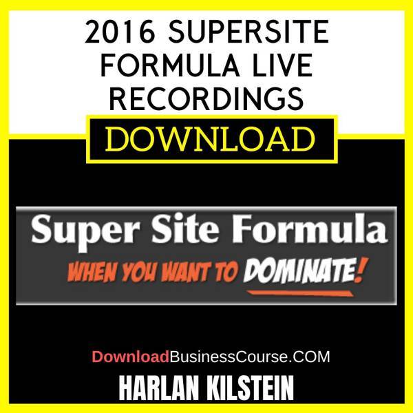 Harlan Kilstein 2016 Supersite Formula Live Recordings FREE DOWNLOAD