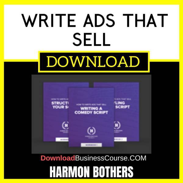 Harmon Bothers Write Ads That Sell FREE DOWNLOAD