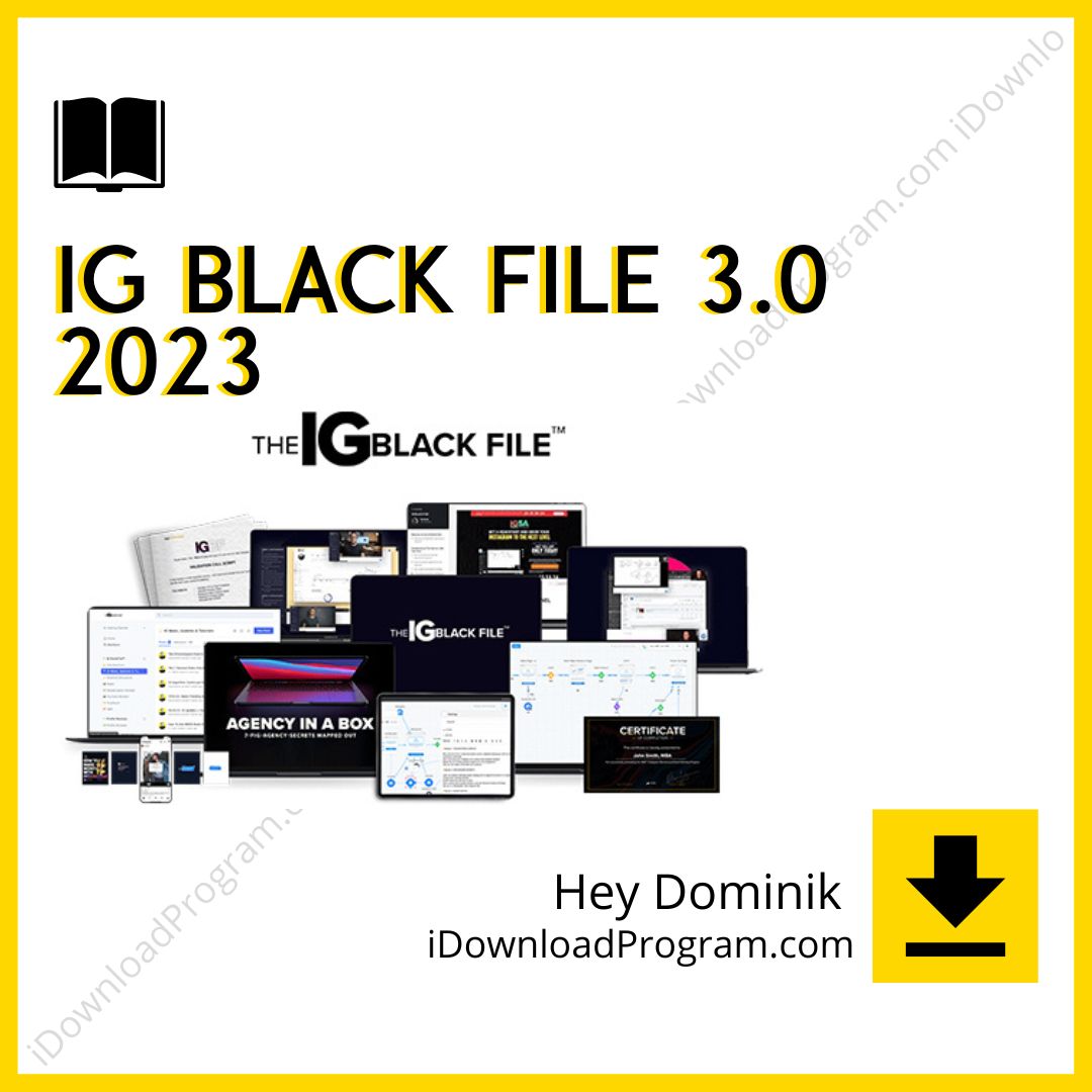 download, downloadbusinesscourse, drive, fast, free, google, Hey Dominik – IG Black File 3.0 2023, mega, rapidgator, torrent