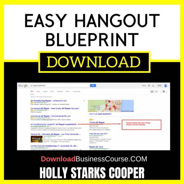 Holly Starks Cooper Easy Hangout Blueprint FREE DOWNLOAD