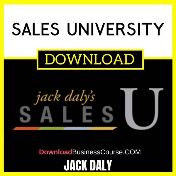 Jack Daly Sales University FREE DOWNLOAD