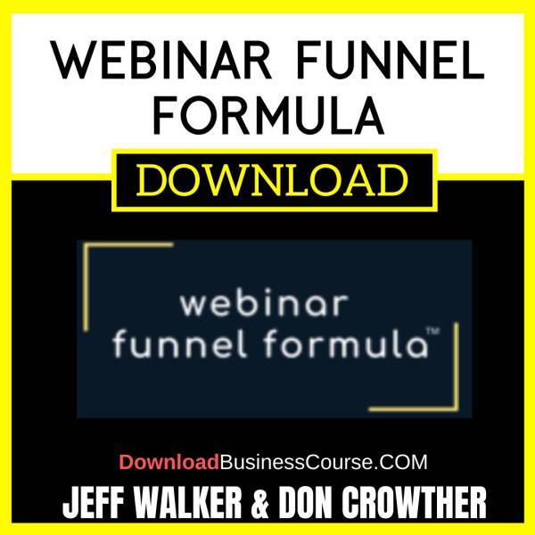 Jeff Walker Don Crowther Webinar Funnel Formula FREE DOWNLOAD