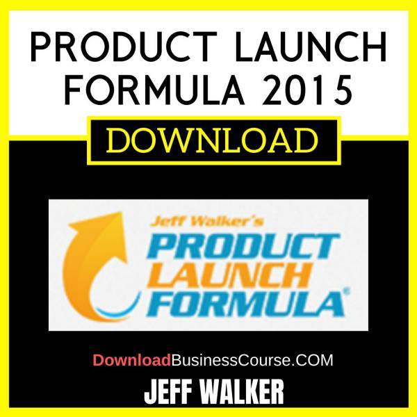 Jeff Walker Product Launch Formula 2015 FREE DOWNLOAD