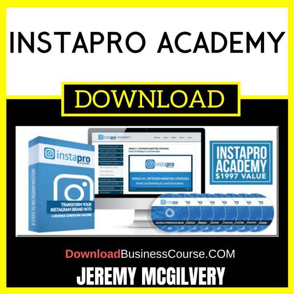 Jeremy Mcgilvery Instapro Academy FREE DOWNLOAD