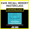 Jim Kwik Kwik Recall Memory Masterclass FREE DOWNLOAD