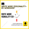 download, downloadbusinesscourse, drive, fast, free, google, Justin Blackman – Write More Personality-er Workshop, mega, rapidgator, torrent