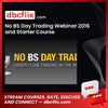 No Bs Day Trading Webinar 2016 And Starter Course FREE DOWNLOAD