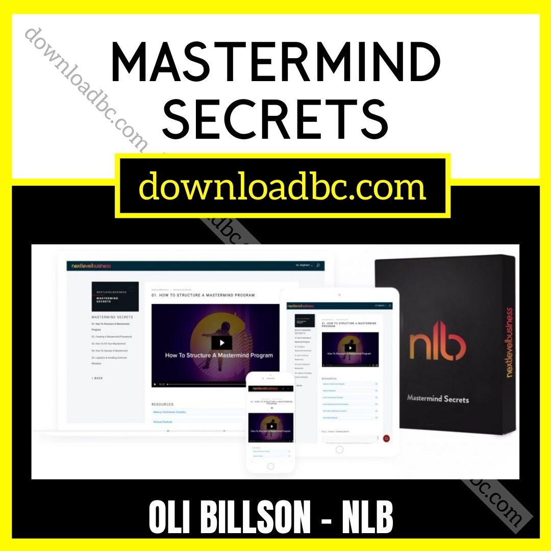 download, downloadbusinesscourse, free, google drive, mega, Oli Billson – NLB – Mastermind Secrets (Group Buy), rapidgator