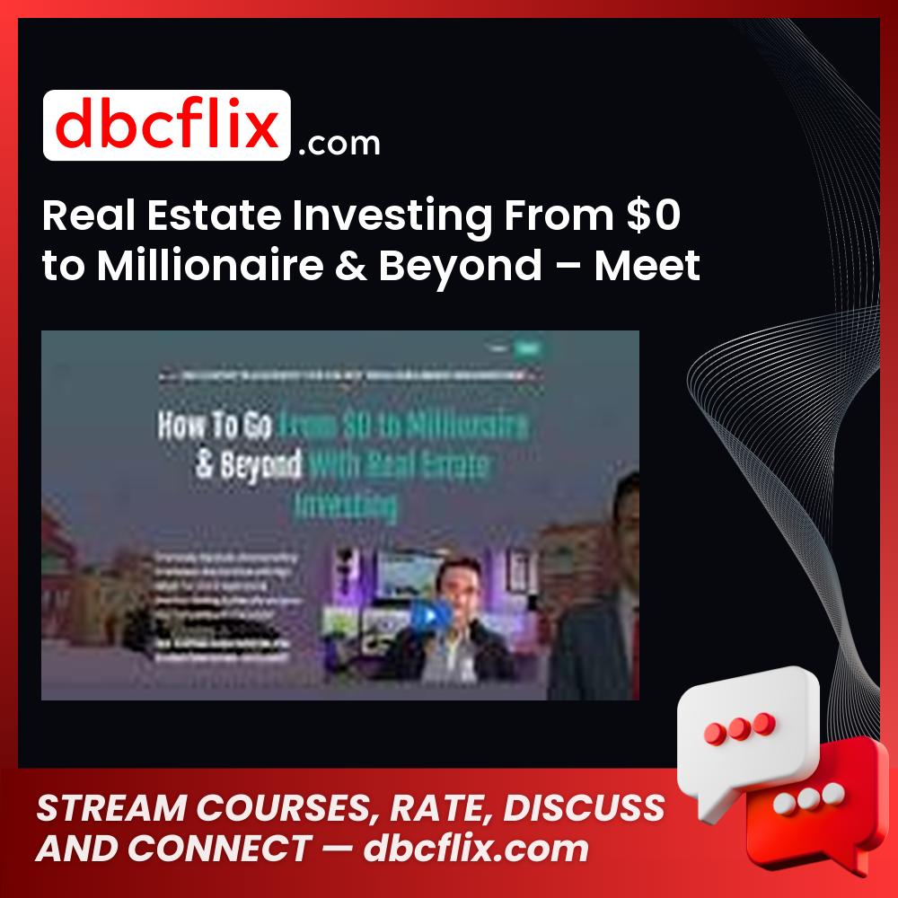 download, downloadbusinesscourse, drive, fast, free, google, mega, rapidgator, Real Estate Investing From $0 to Millionaire & Beyond – Meet Kevin, torrent
