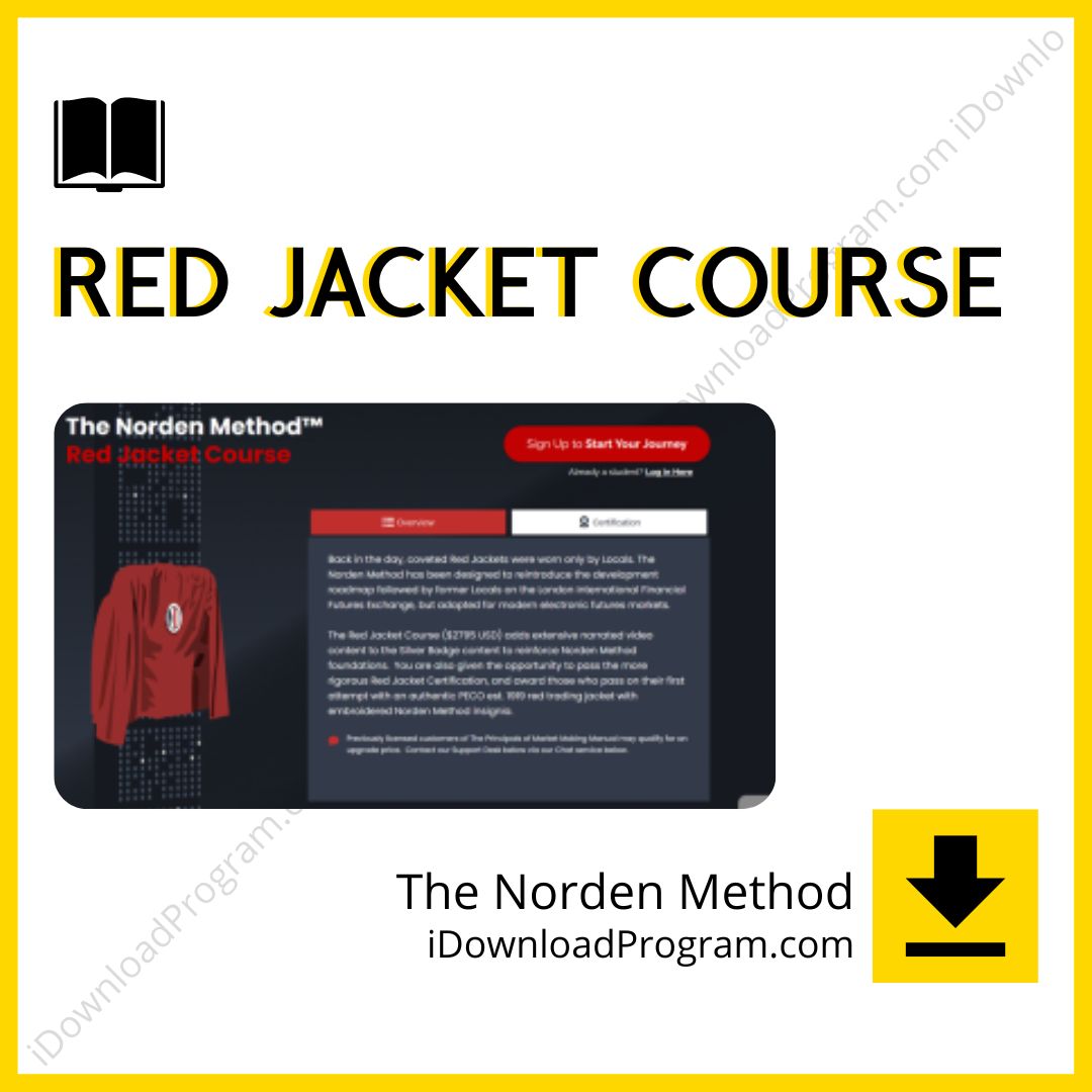 download, downloadbusinesscourse, drive, fast, free, google, mega, rapidgator, torrent Red Jacket Course by The Norden Method