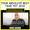 Robin Sharma Your Absolute Best Year Yet 2018 FREE DOWNLOAD