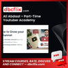 Ali Abdaal – Part-Time Youtuber Academy, download, downloadbusinesscourse, drive, fast, free, google, mega, rapidgator, torrent