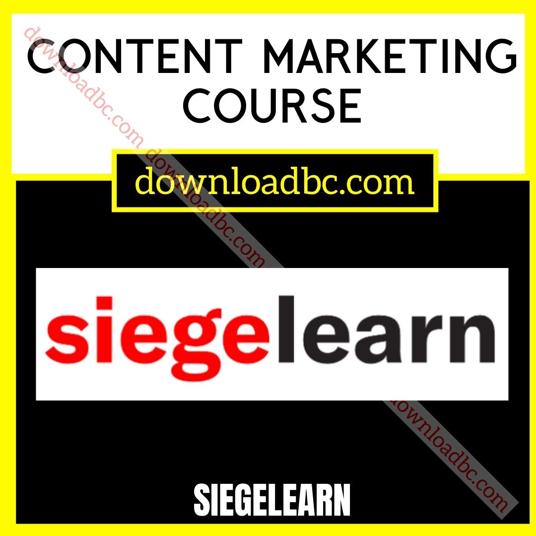 SiegeLearn Content Marketing Course free download