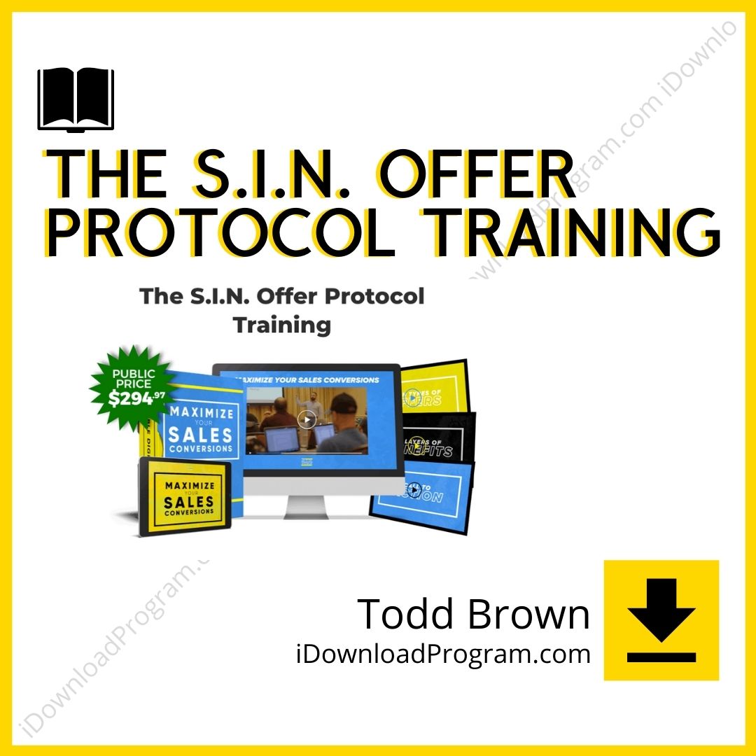 download, downloadbusinesscourse, drive, fast, free, google, mega, rapidgator, Todd Brown – The S.I.N. Offer Protocol Training, torrent